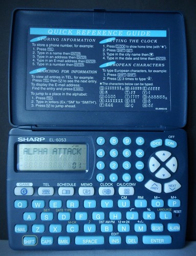 Vintage electronic organizer - electronic,