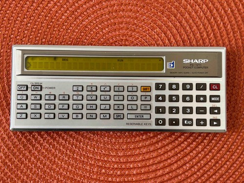 Sharp 1211 pocket computer - pc-1211,
