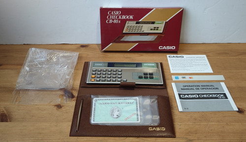 Casio 80a checkbook - casio,