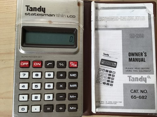 Tandy statesman thin lcd - tandy,