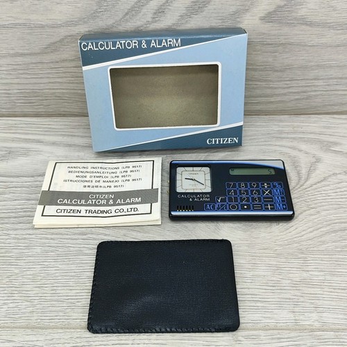 Citizen calculator alarm - calculator, &