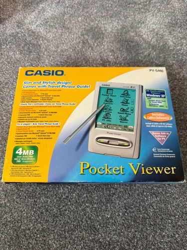 Casio s460 pocket viewer - casio, pv-s460