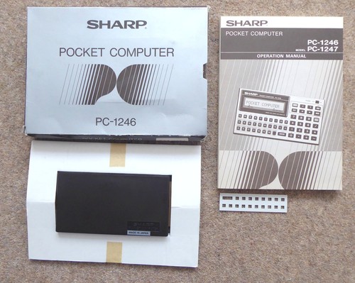 Sharp pocket computer 1246 - sharp,