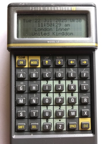 Psion organizer model - ii, lz