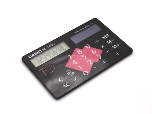 Casio 760lu card calculator - casio,
