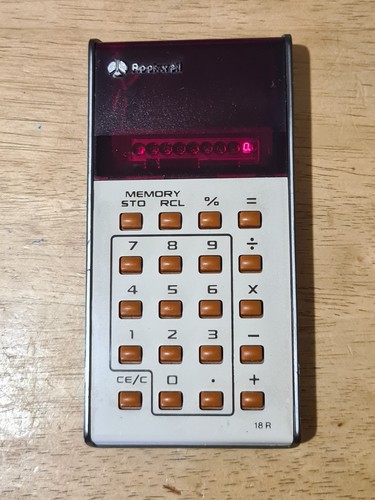 1970s vintage rockwell 18r - 18r, led