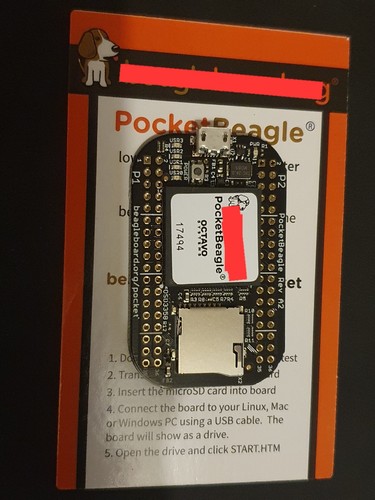 Pocketbeagle pocket size - pocket,