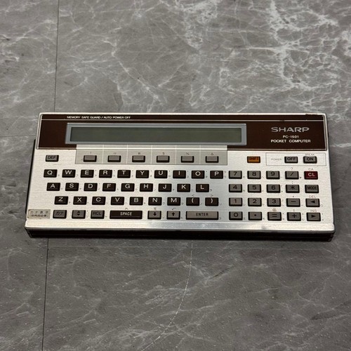 Sharp 1501 pocket computer - sharp,