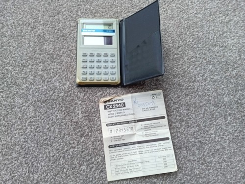 Sanyo cx2540 solar - sanyo,