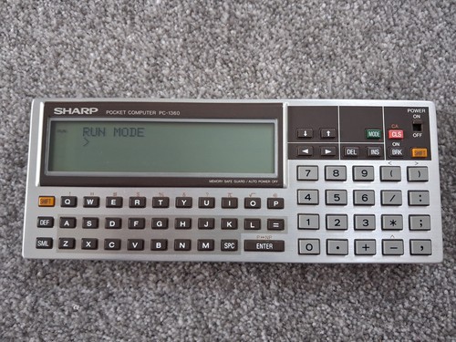 Sharp 1360 pocket computer - sharp,