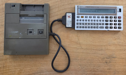 Sharp 1250 pocket computer - pc-1250,