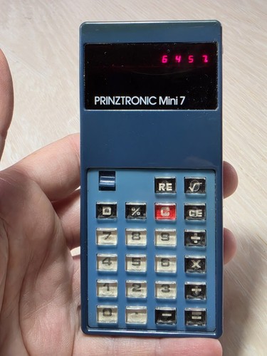 Vintage prinztronic mini led - mini,