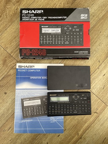 Boxed sharp 1248 pocket - pc-1248,