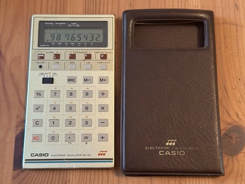 Vintage 80s casio 120 - vintage,