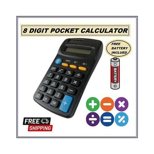 Pocket calculator digit - calculator,