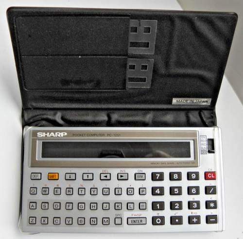 Sharp 1251 pocket computer - pc-1251,