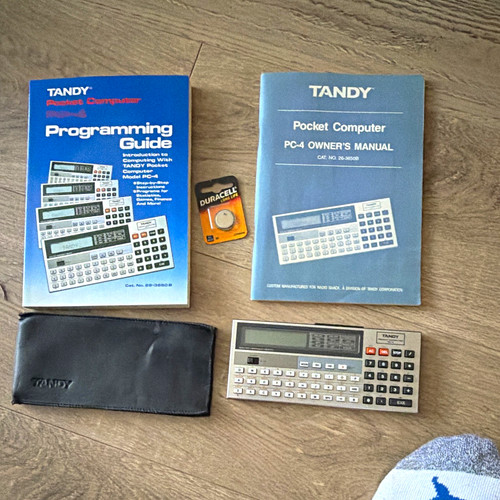 Tandy vintage pocket - tandy, pc-4