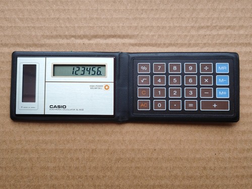 Vintage casio 80a slim - vintage, sl-80a