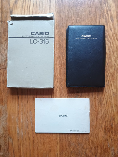 Vintage casio 316 - vintage,