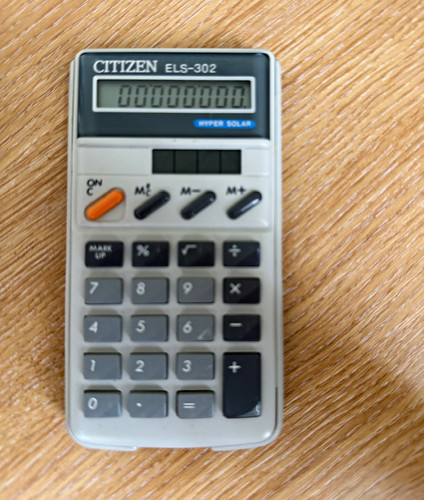 Vintage calculator citizen - vintage,