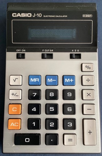 Vintage casio j10 - vintage, desk