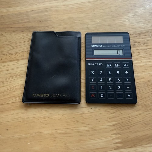 Vintage casio sl770 film - casio,