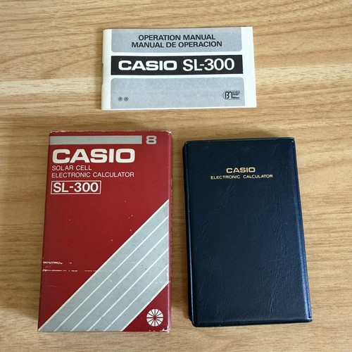 Vintage casio 300 solar - sl-300,