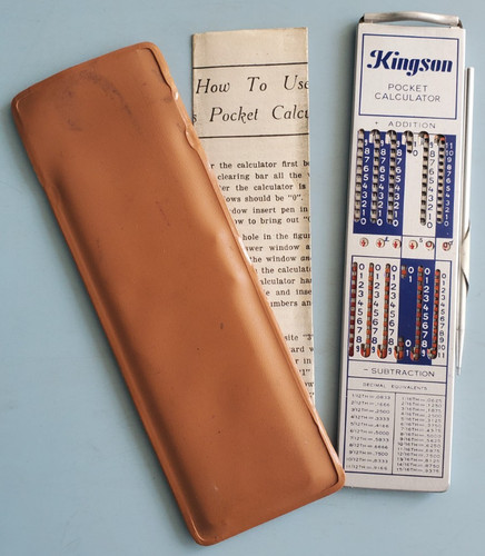 Vintage pocket calculator