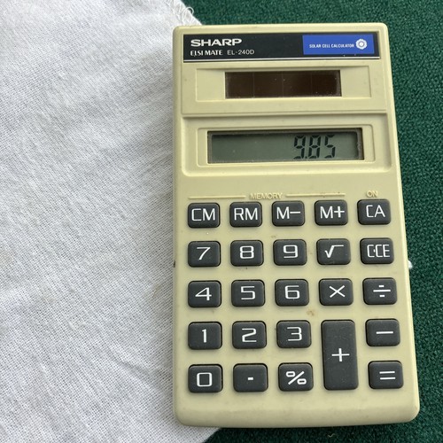Sharp elsimate 240d solar - elsimate, el-240d