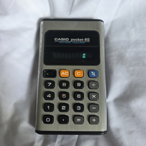 Vintage casio pocket - vintage, pocket-8s