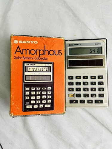 Sanyo 2570 amorphous solar - amorphous,