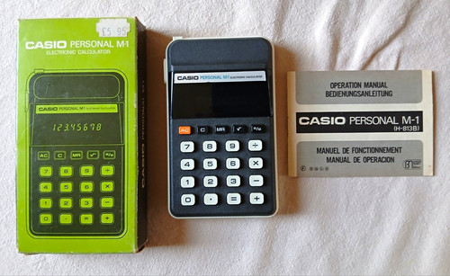 Casio personal pocket - personal, m-1