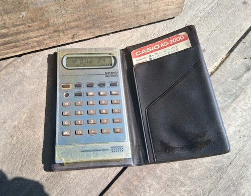 Vintage casio 2000 - casio, aq-2000