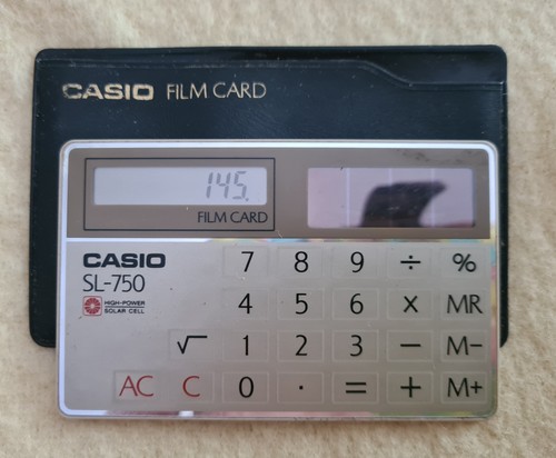 Casio 750 film card - sl-750,