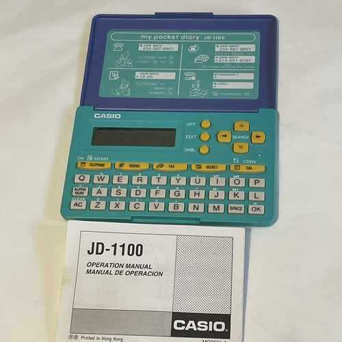 Casio pocket diary 1100 - my, jd-1100