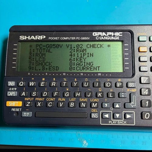 Sharp g850v pocket computer - sharp,