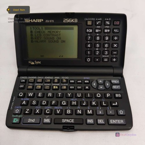 Sharp 570 electronic - sharp, zq-570