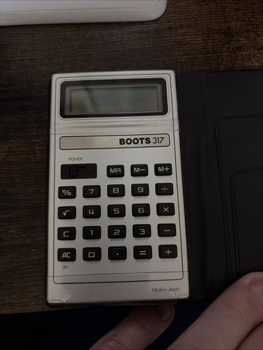 Boots 317 pocket calculator - pocket,