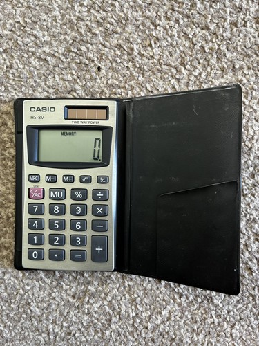 Rare vintage casio solar - casio, hs-8v