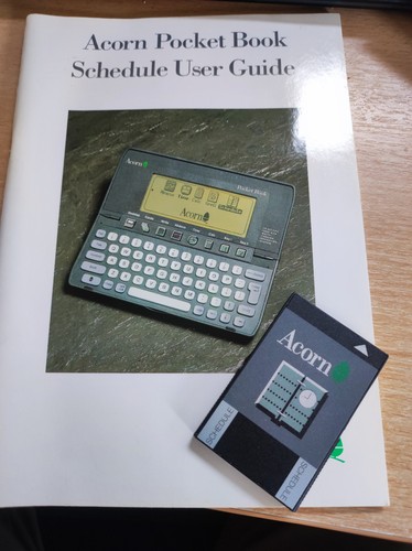 Acorn pocket book schedule - schedule, rom