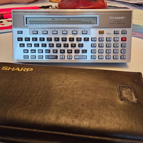 Vintage sharp 1500 pocket - sharp, pc-1500