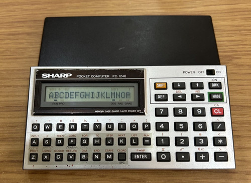 Sharp 1246 pocket computer - sharp,