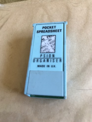 Psion pocket spreadsheet - pocket, 4