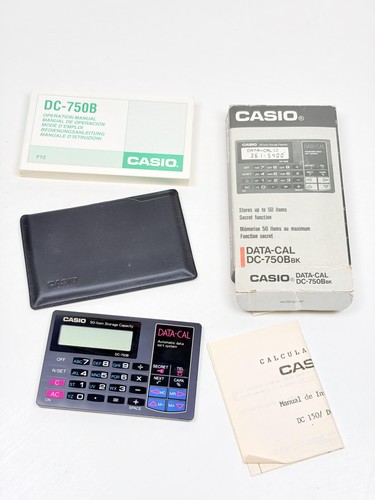 Casio data cal - dc-750b, vintage