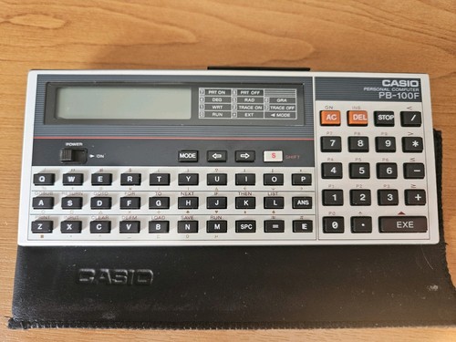 Casio 100f pocket computer - pb-100f,
