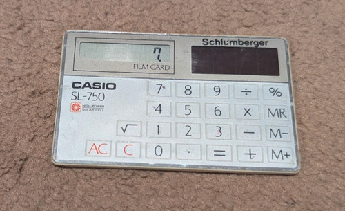 Vintage casio 750 - casio, sl-750