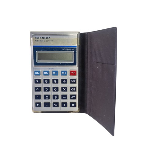 Sharp 330 calculator elsi - sharp,